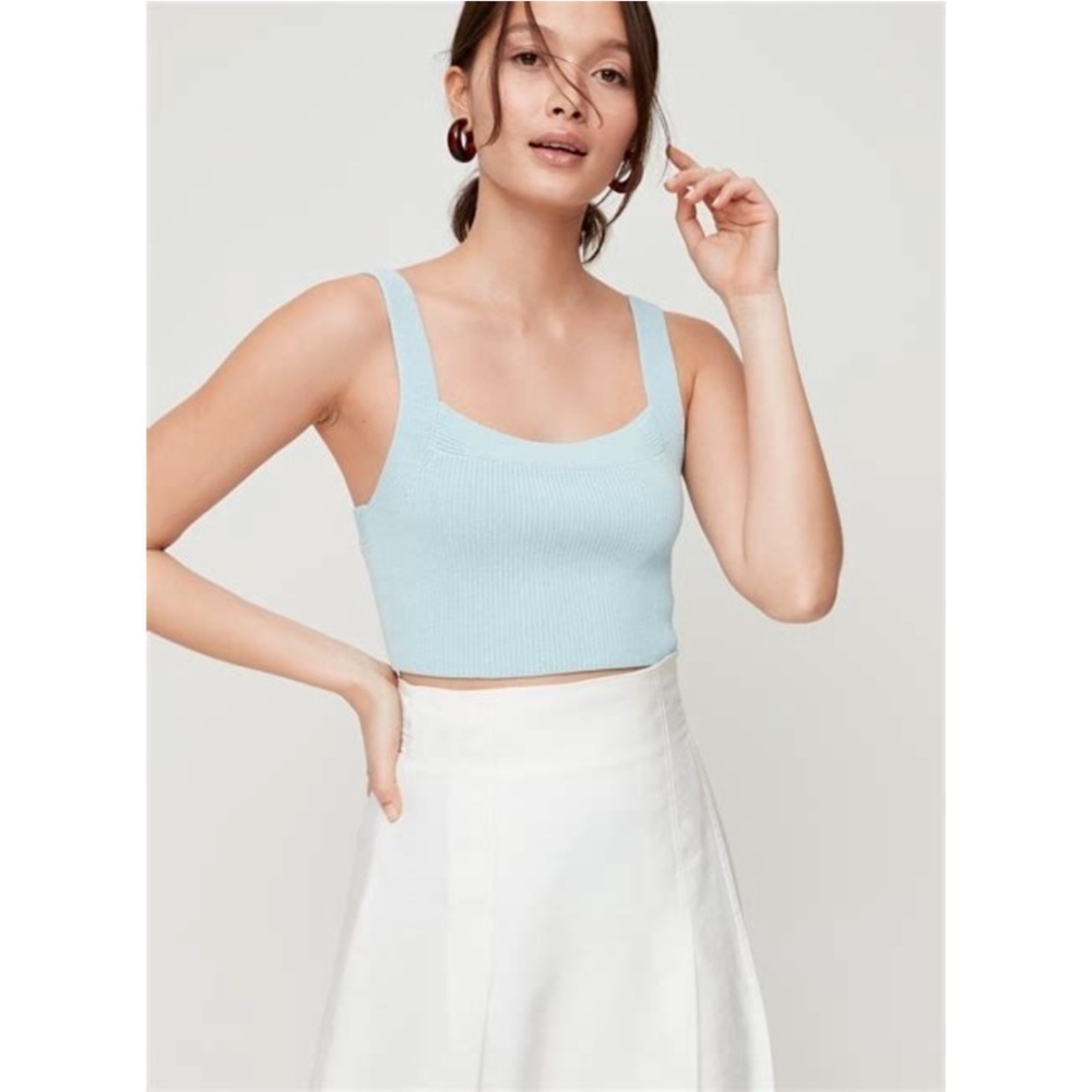 Wilfred | San Clemente Top Size Medium Light Blue Aritzia